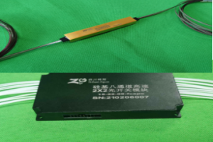 硅基高速2×2納秒光開關器件及模塊